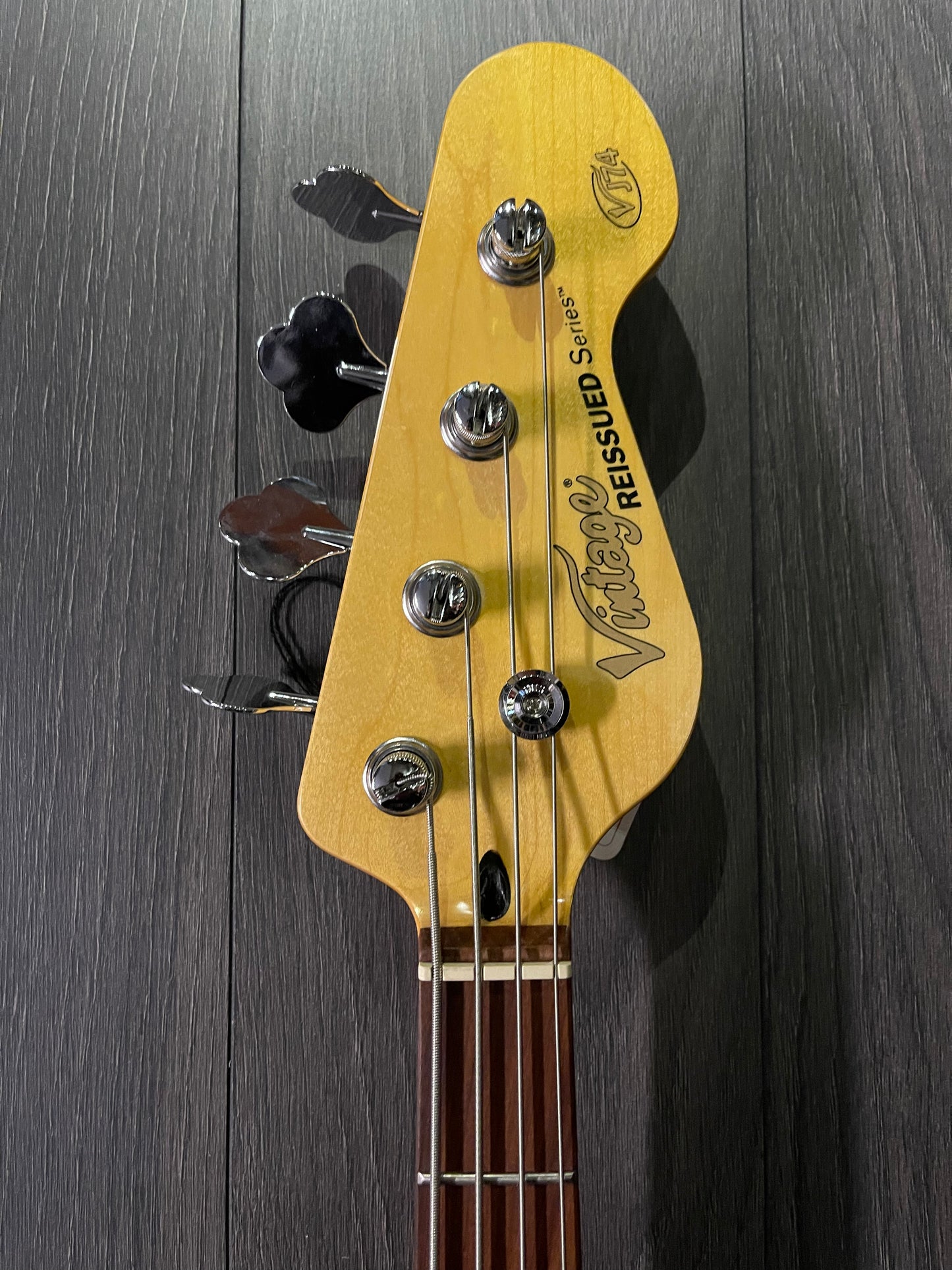 Vintage VJ74 ReIssued Bass in Boulevard Black