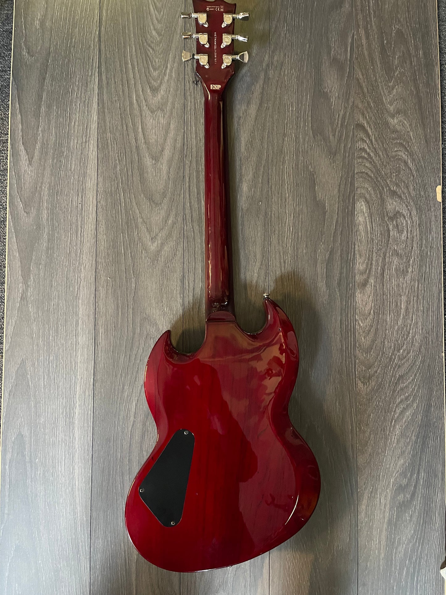 ESP LTD VIPER-256 electric guitar, See Thru Black Cherry