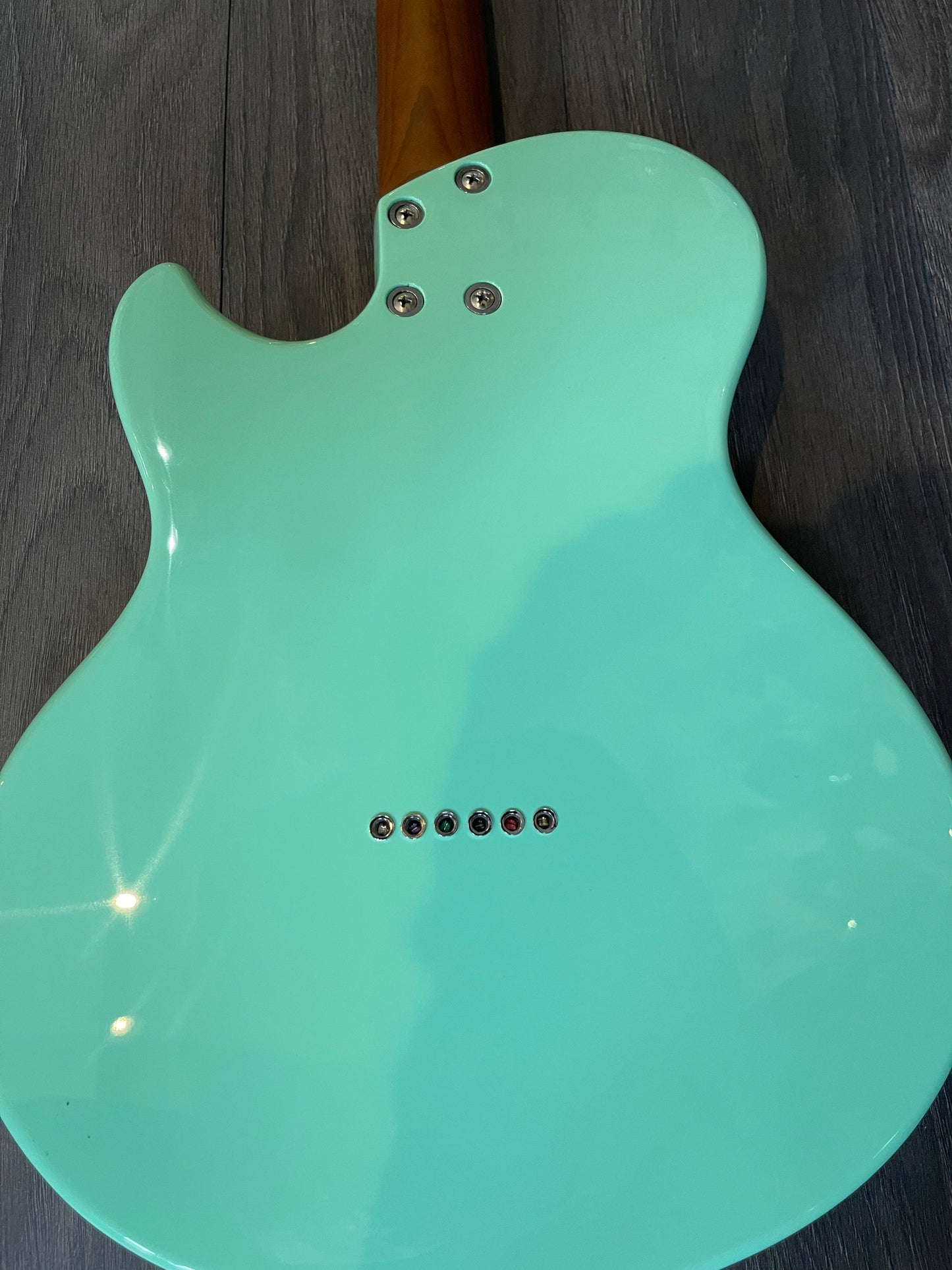 SHERGOLD PROVOCATEUR SP12 STANDARD ELECTRIC GUITAR, MINT GREEN