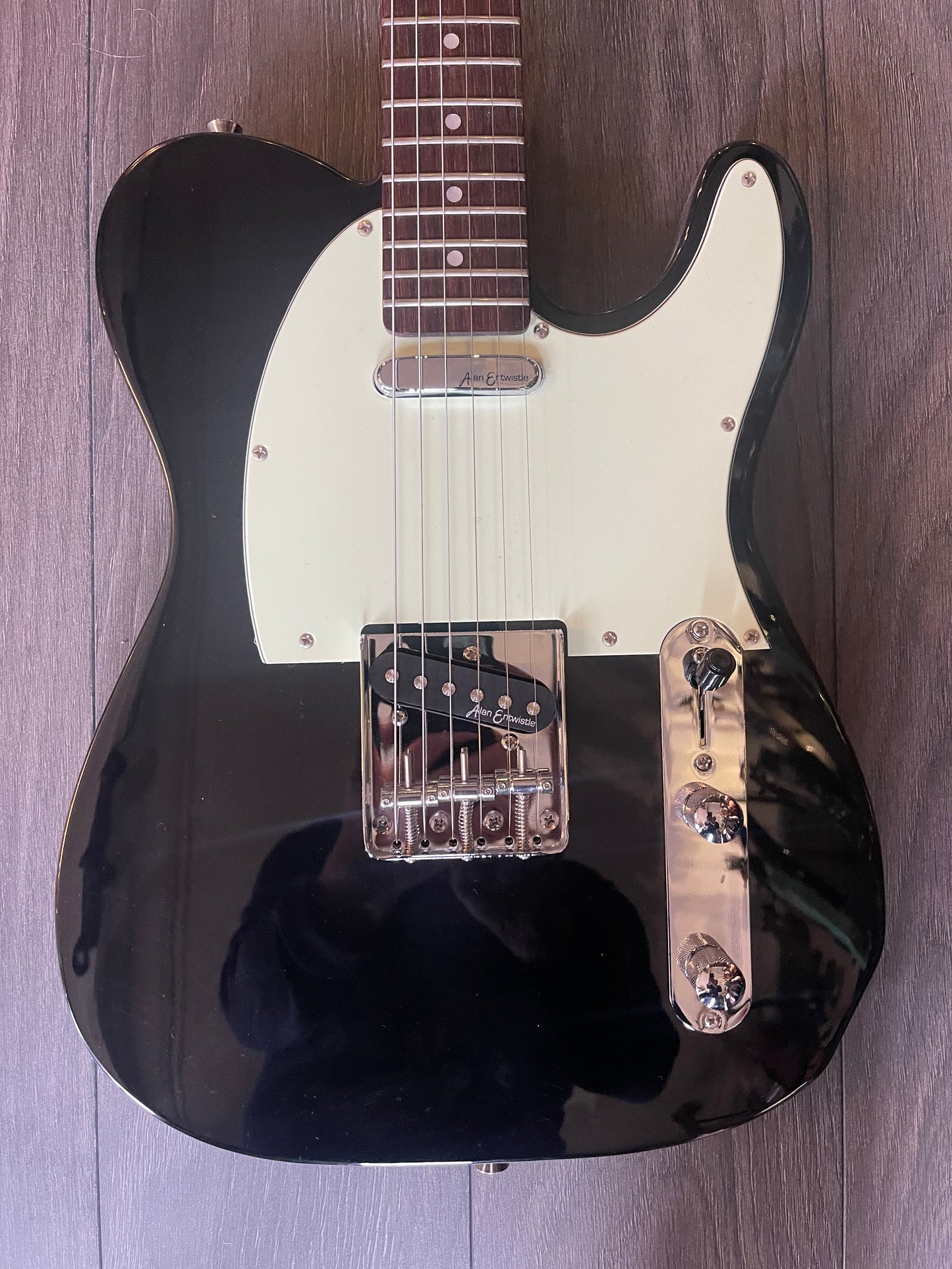 Vintage V20 Rosewood Coaster Series Electric Guitar ~ Boulevard Black
