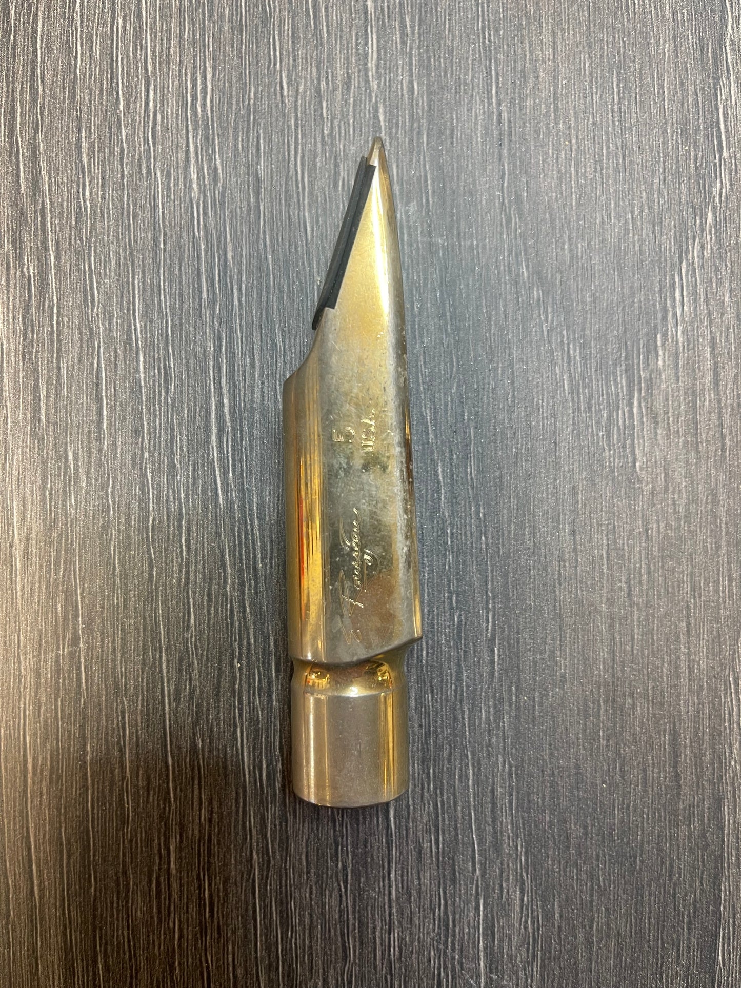 E. Rousseau #5 Jazz Gold Plated Metal Tenor Saxophone Mouthpiece