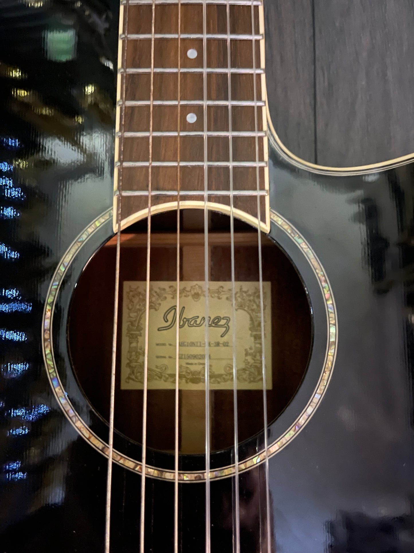 Ibanez AEG10NII-BK3RO2 – Pre-Owned, Perfect Condition