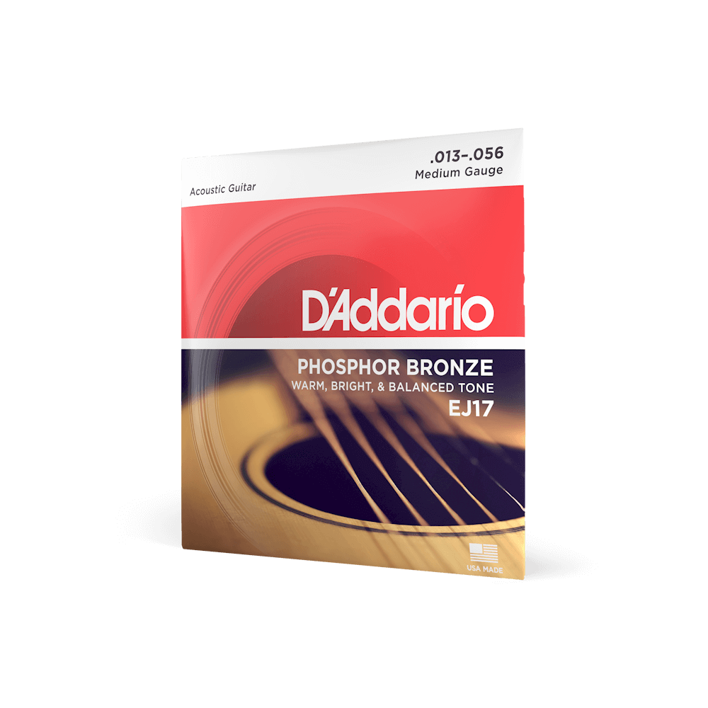 D'ADDARIO EJ17 Phosphor Bronze 13-56 Medium Gauge