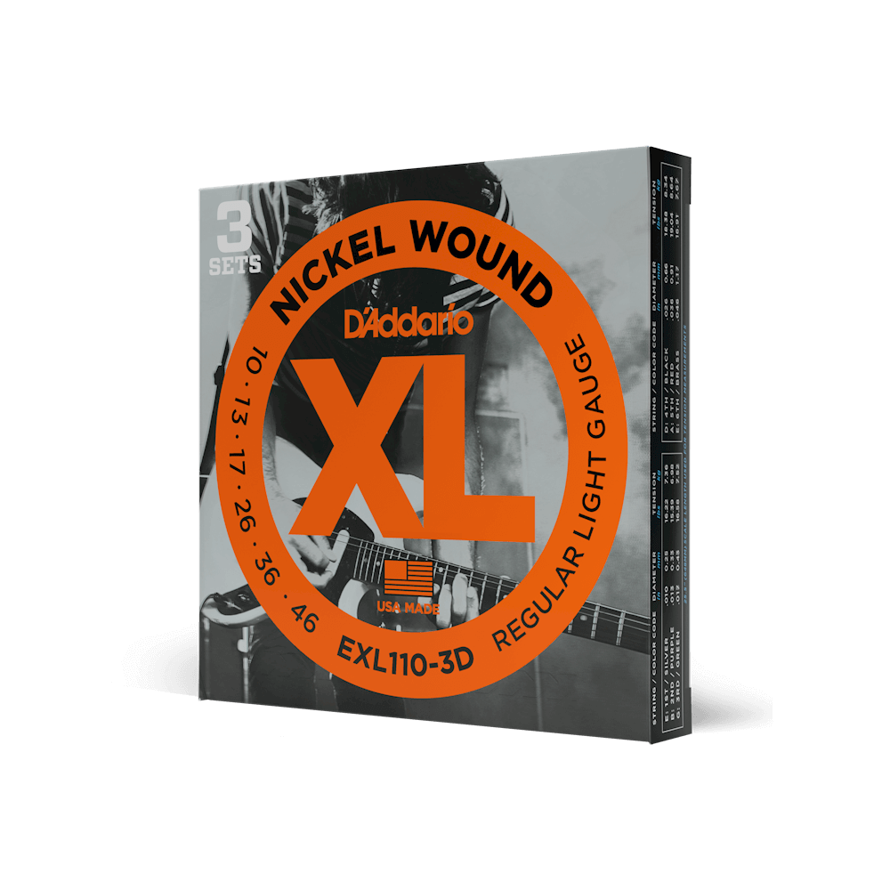 Daddario XL Nickel Wound EXL110 10-46 Gauge