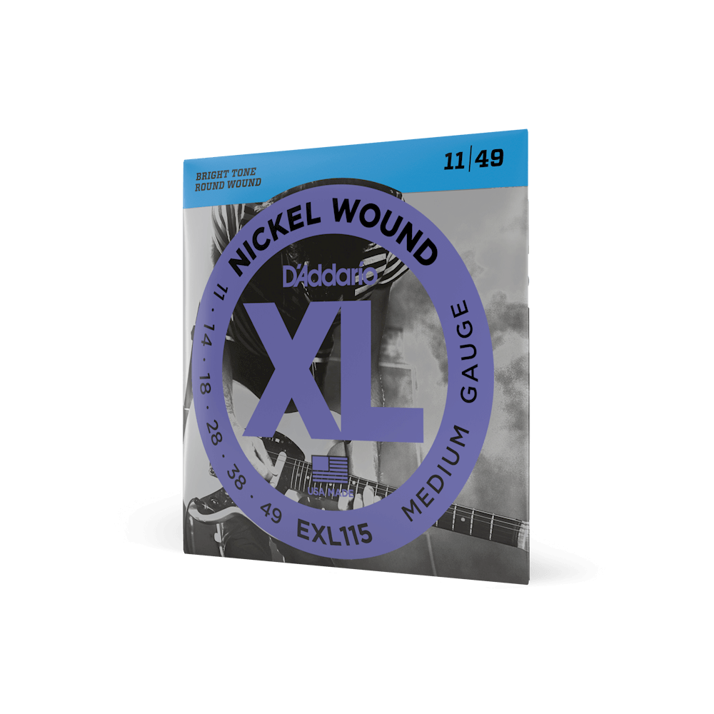 Daddario XL Nickel Wound EXL115 11-49 Gauge