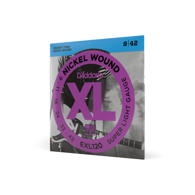 D'Addario EXL120 Nickel Wound 9/42