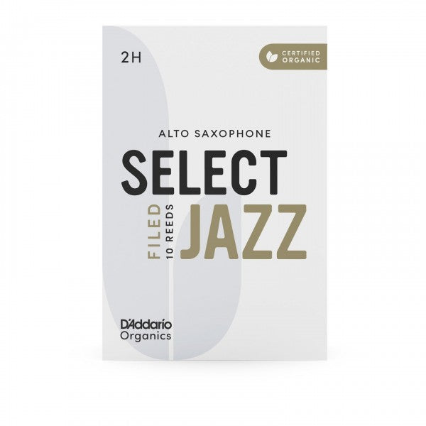 D'Addario Alto Saxophone Select Jazz Filed Reeds 10 Pack