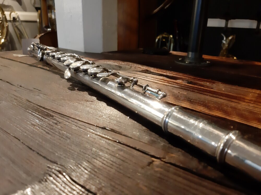Rudall Carte Flute Solid Silver Body and Head Joint