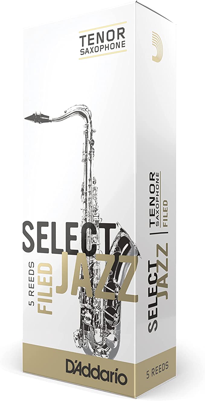 D'Addario Jazz Select Tenor Saxophone 5 Filed Reeds