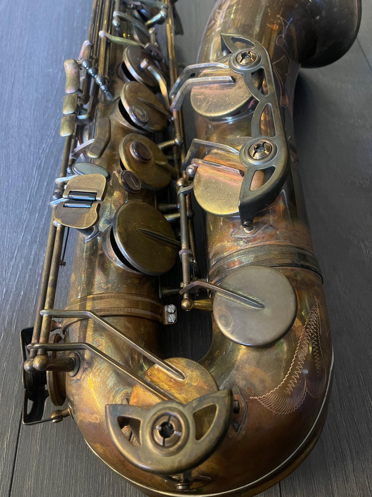 (Pre owned)Conn Selmer Premiere PTS-380V Tenor Saxophone Unlacquered