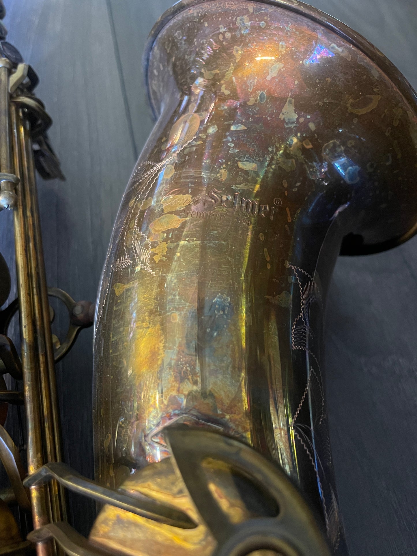 Conn Selmer Premiere PTS-380V Tenor Saxophone Unlacquered