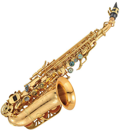 P. Mauriat 2400 Curved Soprano Sax ~ Gold Lacquer