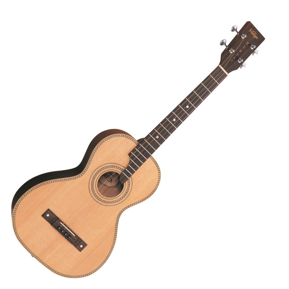 Vintage 'Viaten' Paul Brett Acoustic Tenor Guitar ~ Natural