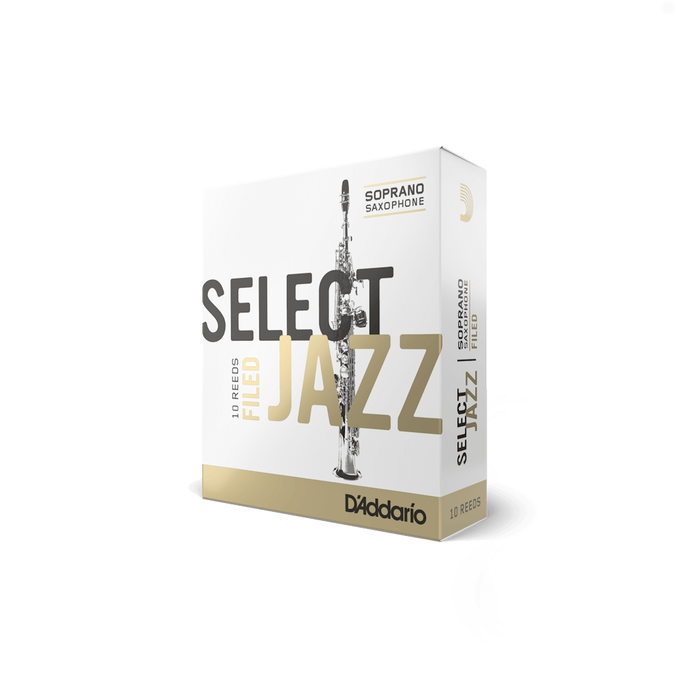 D'Addario Soprano Saxophone Select Jazz Filed Reeds 10 Pack