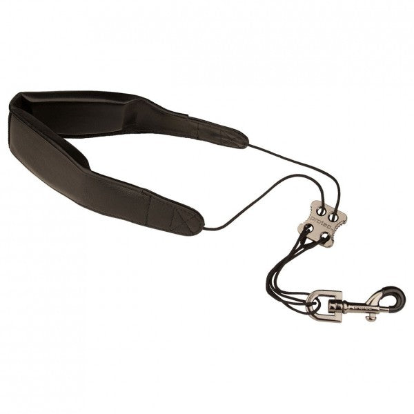 Protec L305M Saxophone Neck Strap, Tall, Metal Hook, Black