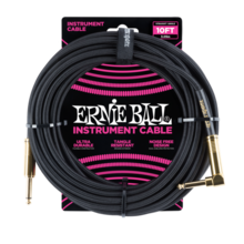 Ernie Ball 25Ft Straight-Angle Braided  instrument cable 25ft