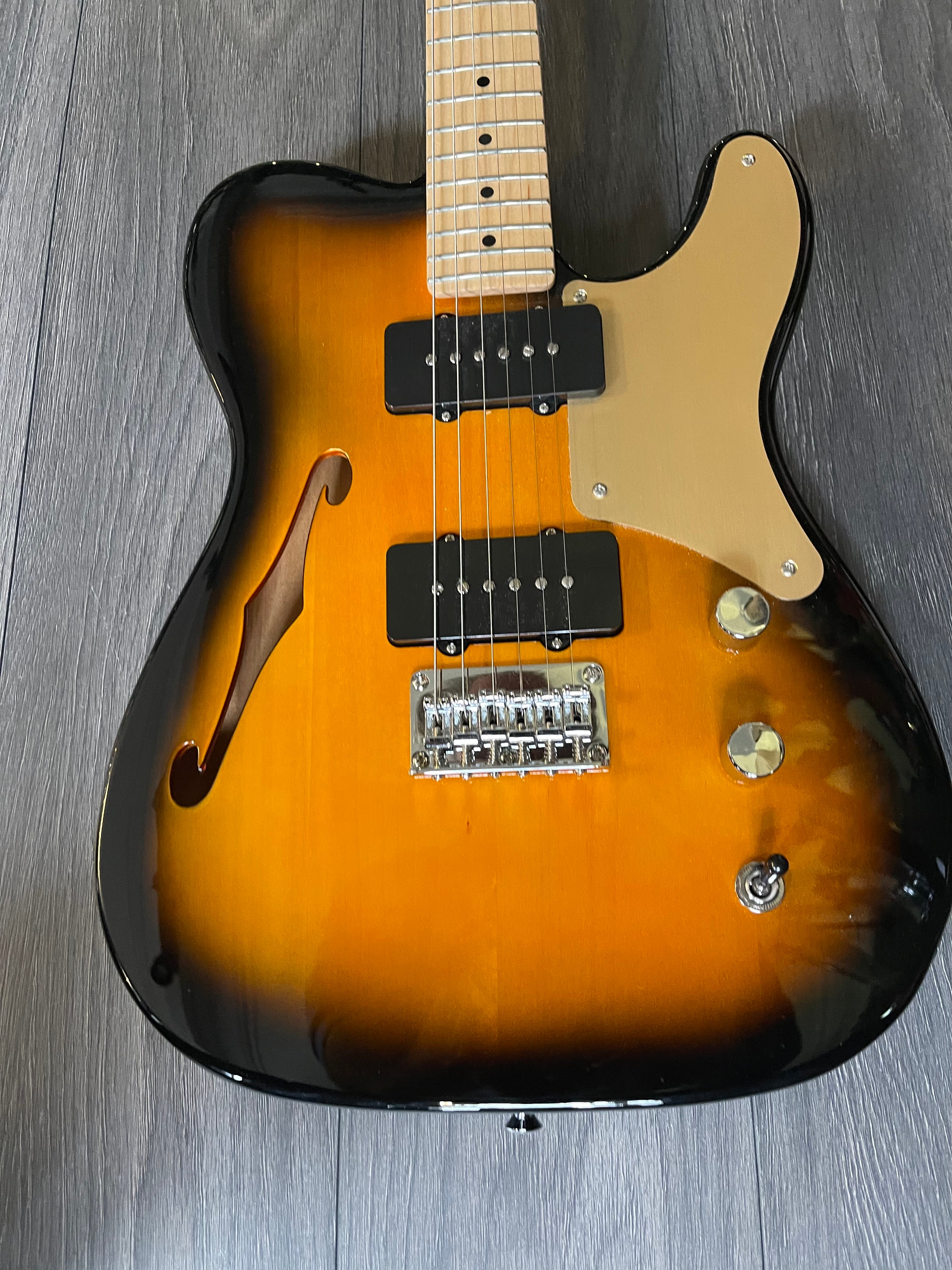 Fender Squier Paranormal Cabronita Telecaster Thinline Sunburst Electr –  Edinburgh Music Centre