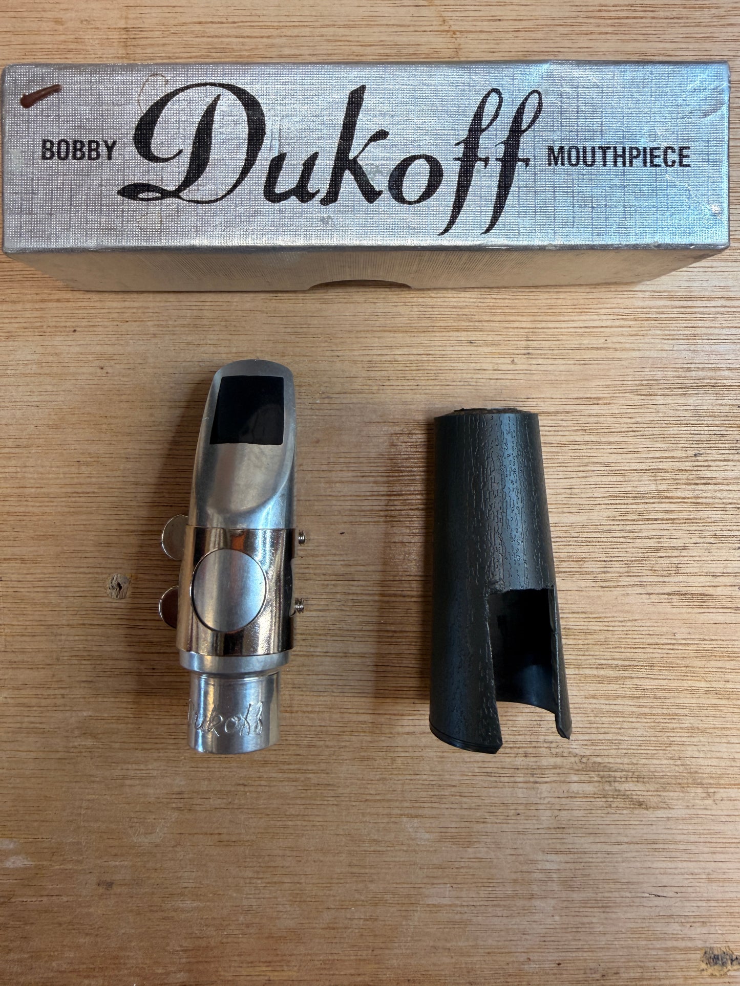 Dukoff soprano sax mouthpiece D8 facing
