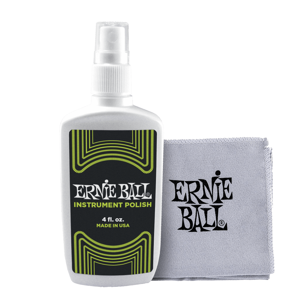 Ernie Ball Instrument Polish with Cloth