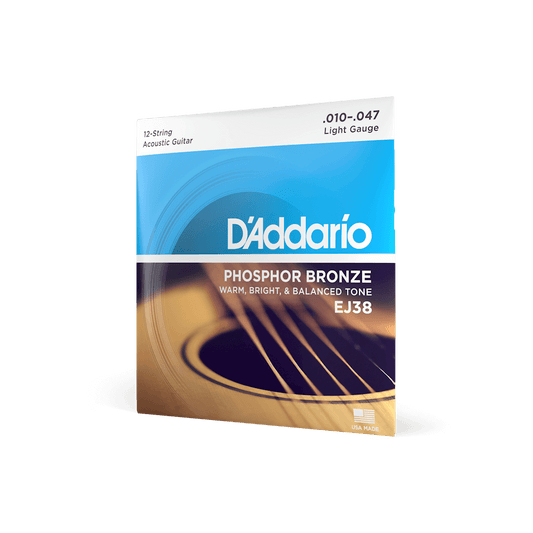 D'ADDARIO EJ38 Phosphor Bronze 10-47 Light Guage