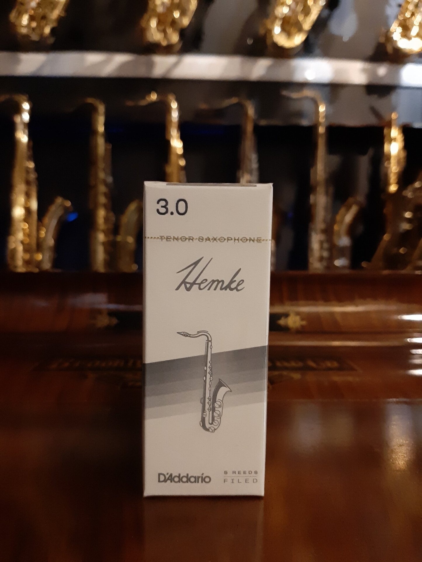 D'Addario Henke Tenor Saxophone Filed Reeds 5 Pack