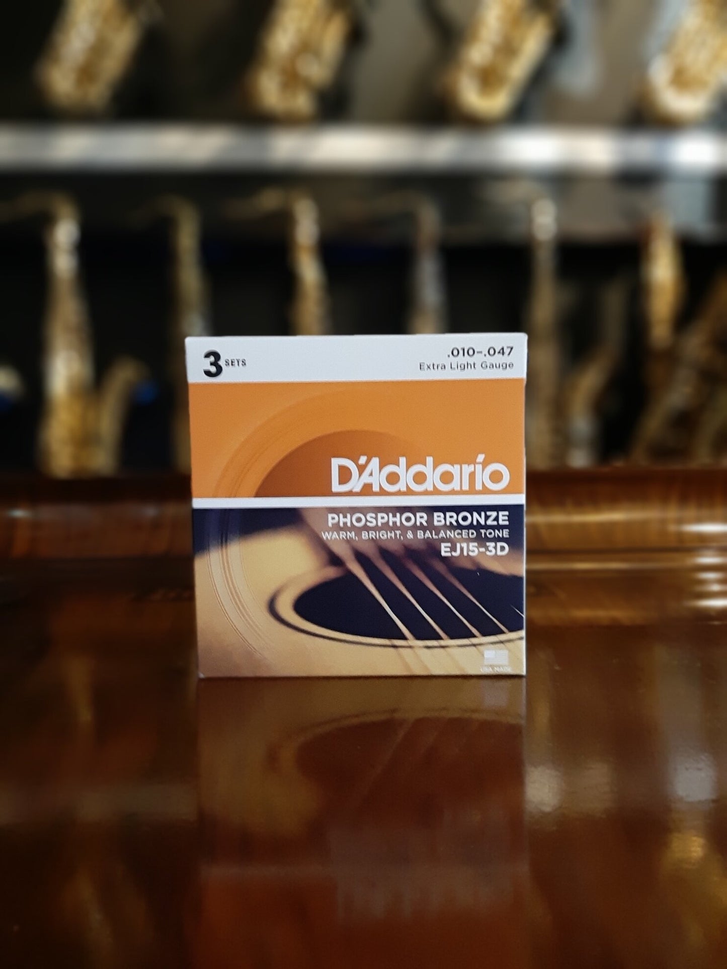 D'Addario Phosphor Bronze Guitar String Set