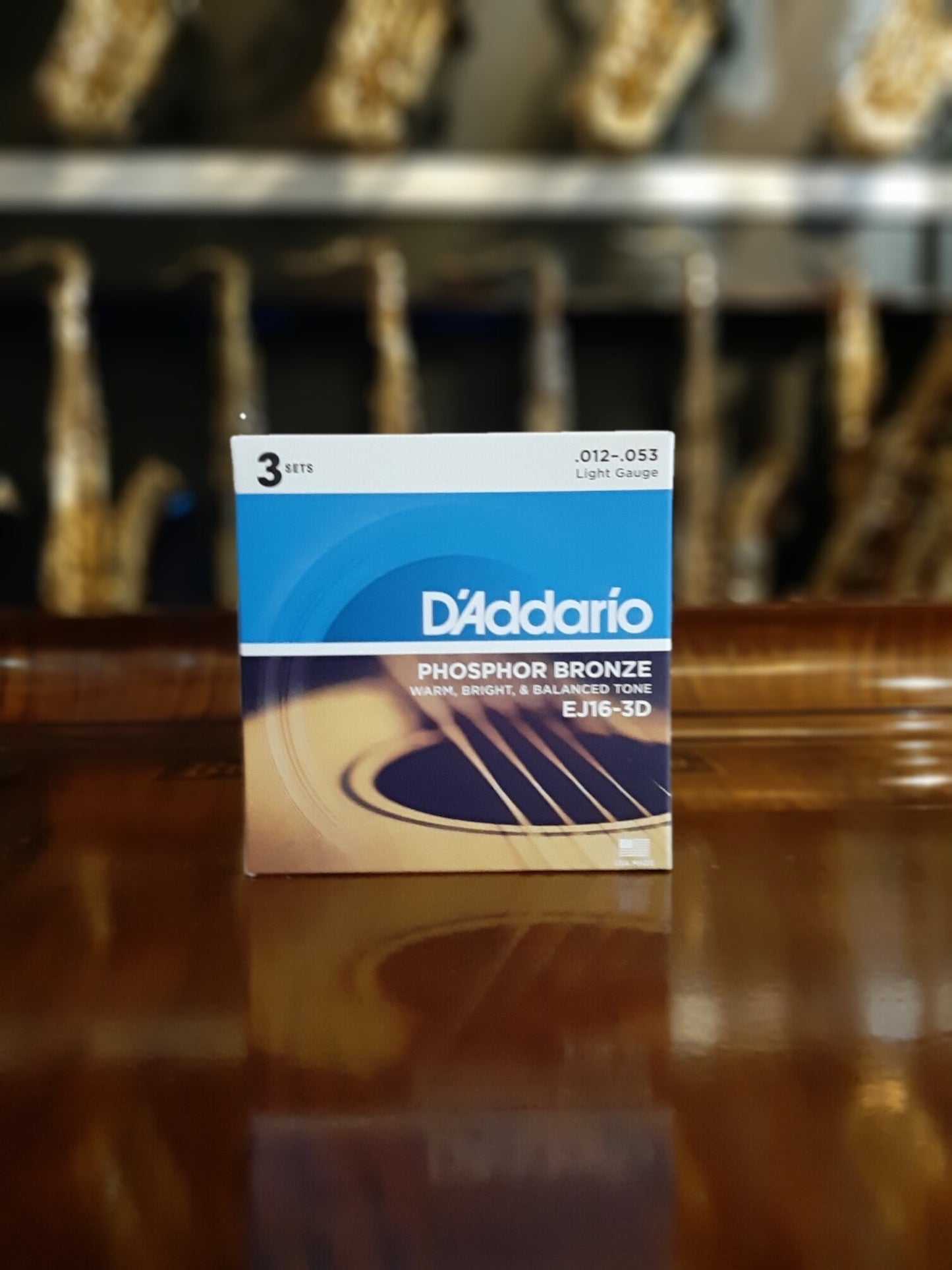 D'Addario Phosphor Bronze Guitar String Set