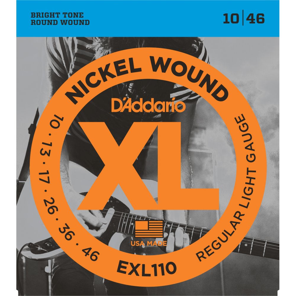 D'ADDARIO EXL110 Nickel Guitar Strings 10-46 Regular