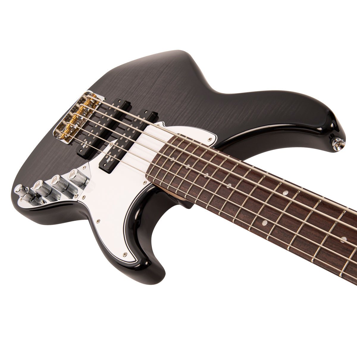 Fret-King Perception Custom 5 String Bass ~ Blackburst