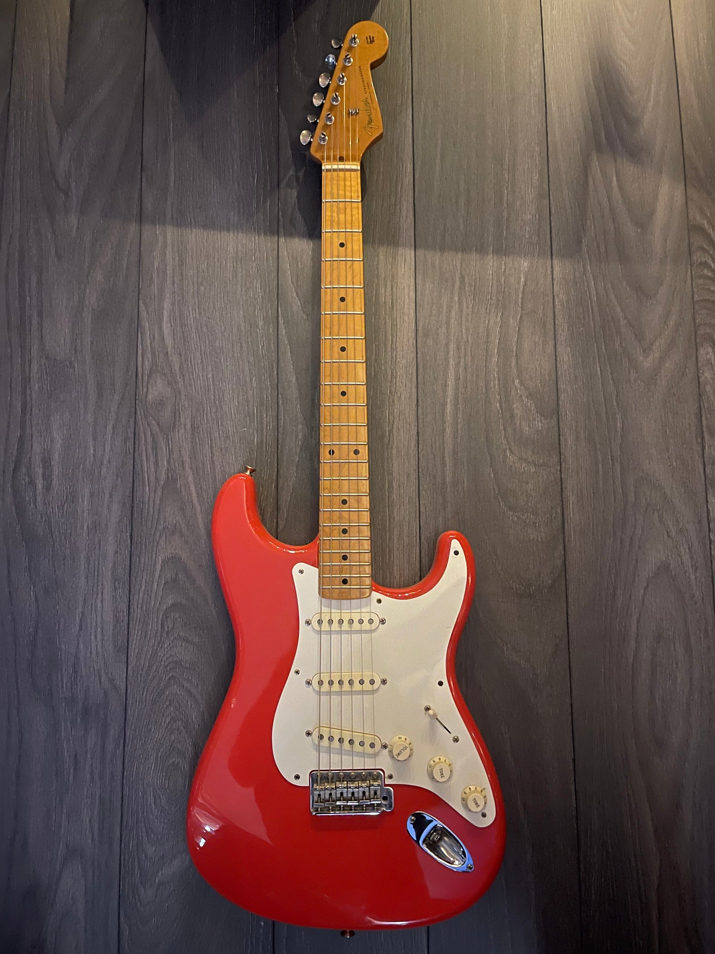 Fender 50's Strat Guitar 2002 Red Party