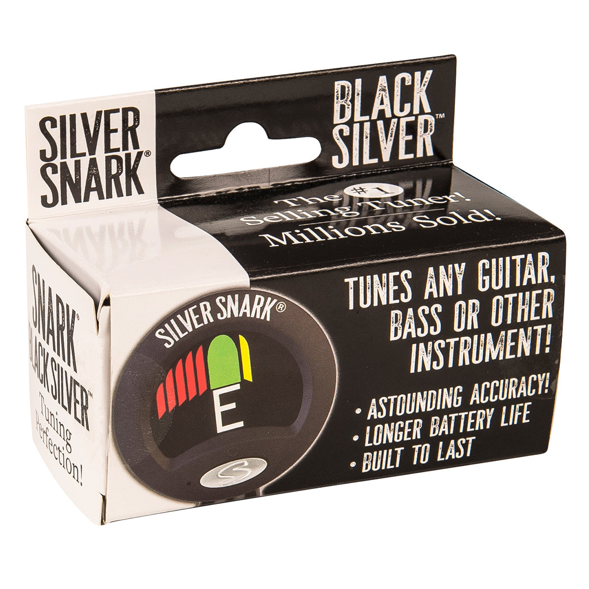 Silver Snark 2 Clip-on All Instrument Tuner ~ Black Silver