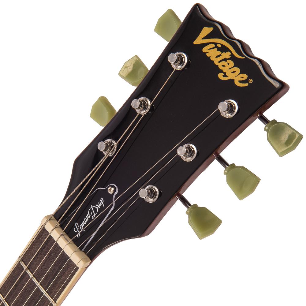 Vintage V100 ReIssued Electric Guitar ~ Lemon Drop