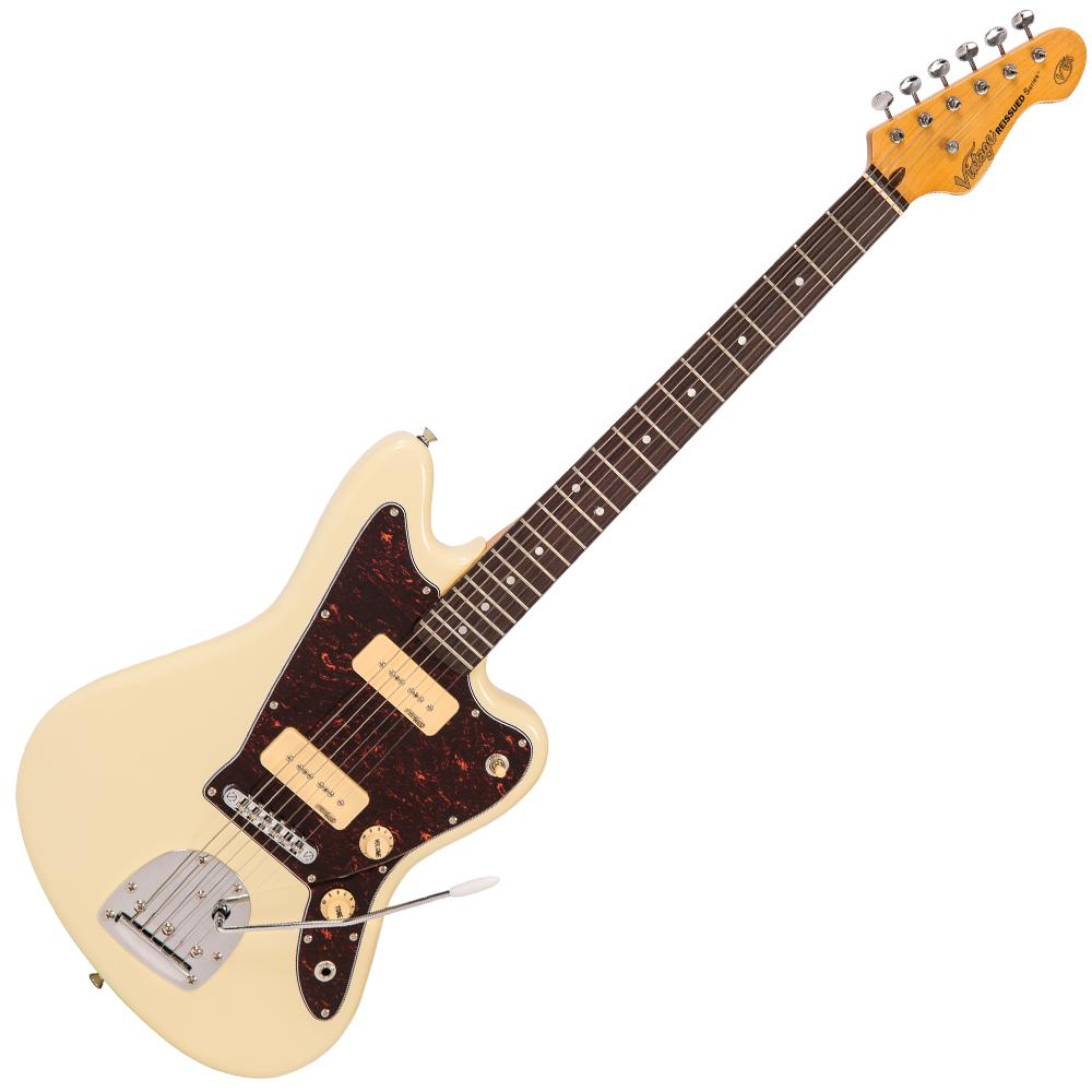 Vintage V65 ReIssued Vibrato Electric Guitar ~ Vintage White