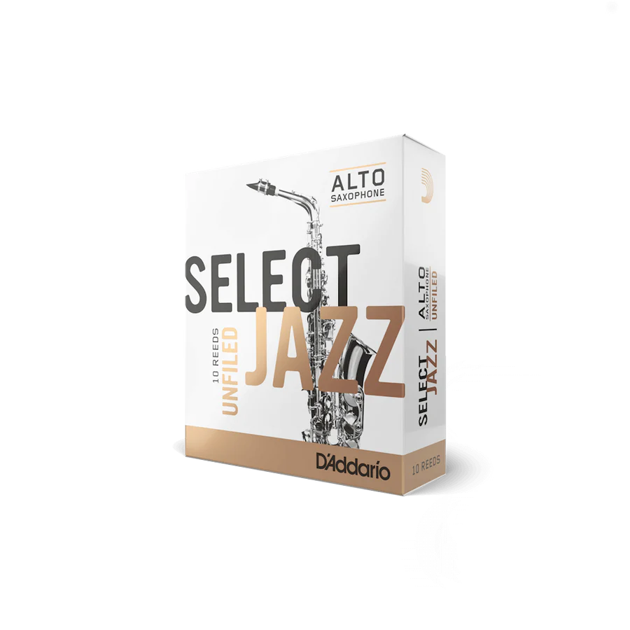 D'Addario Alto Saxophone Select Jazz Filed Reeds 10 Pack